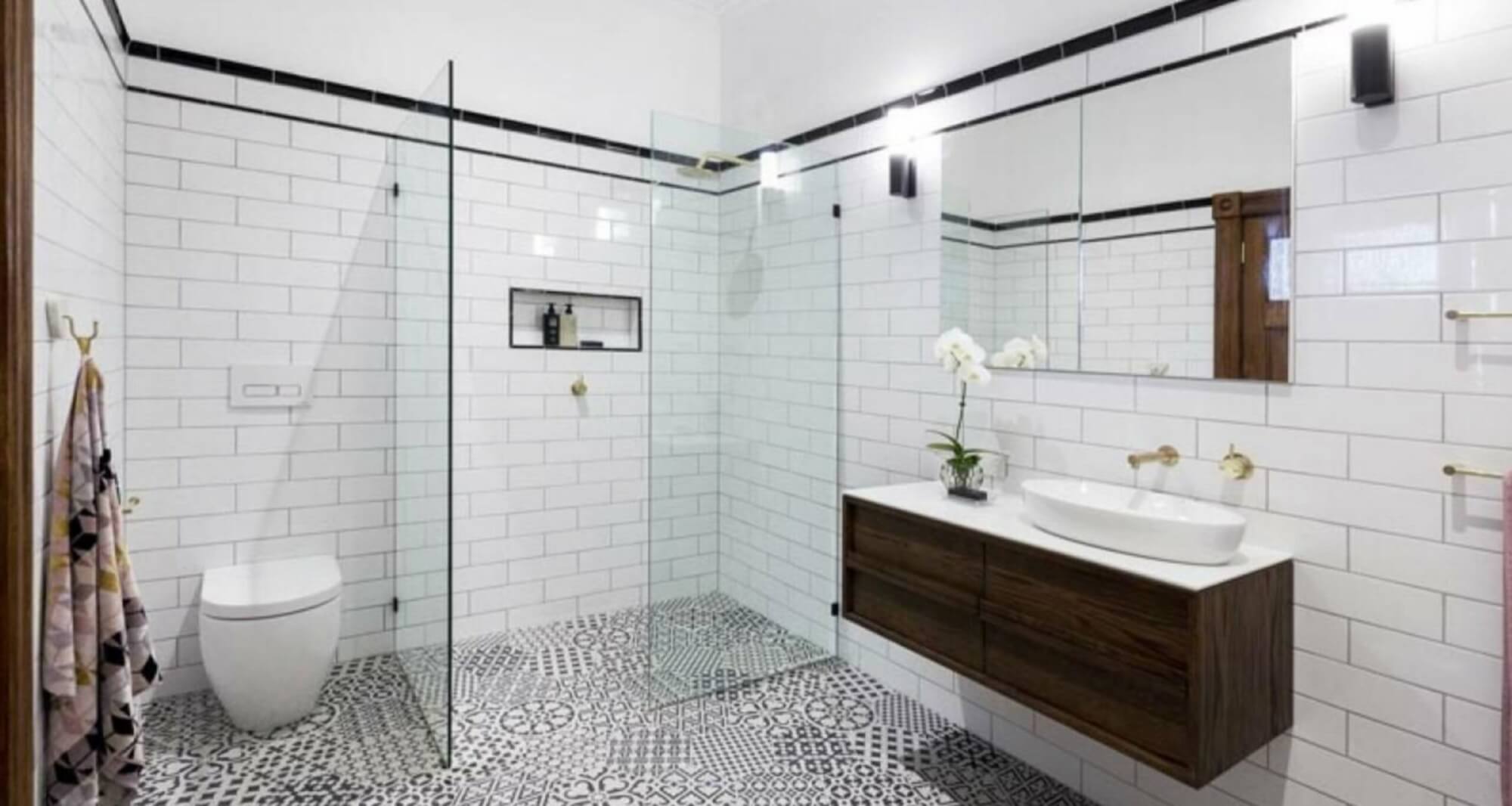 Carleen and Dan: what a winning bathroom looks like